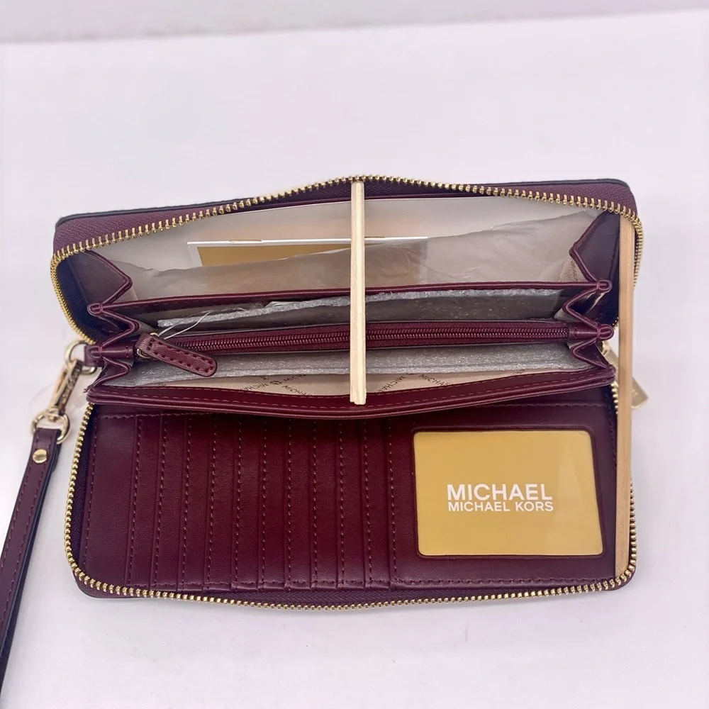 Michael Kors Leopard Print Large Continental Wallet